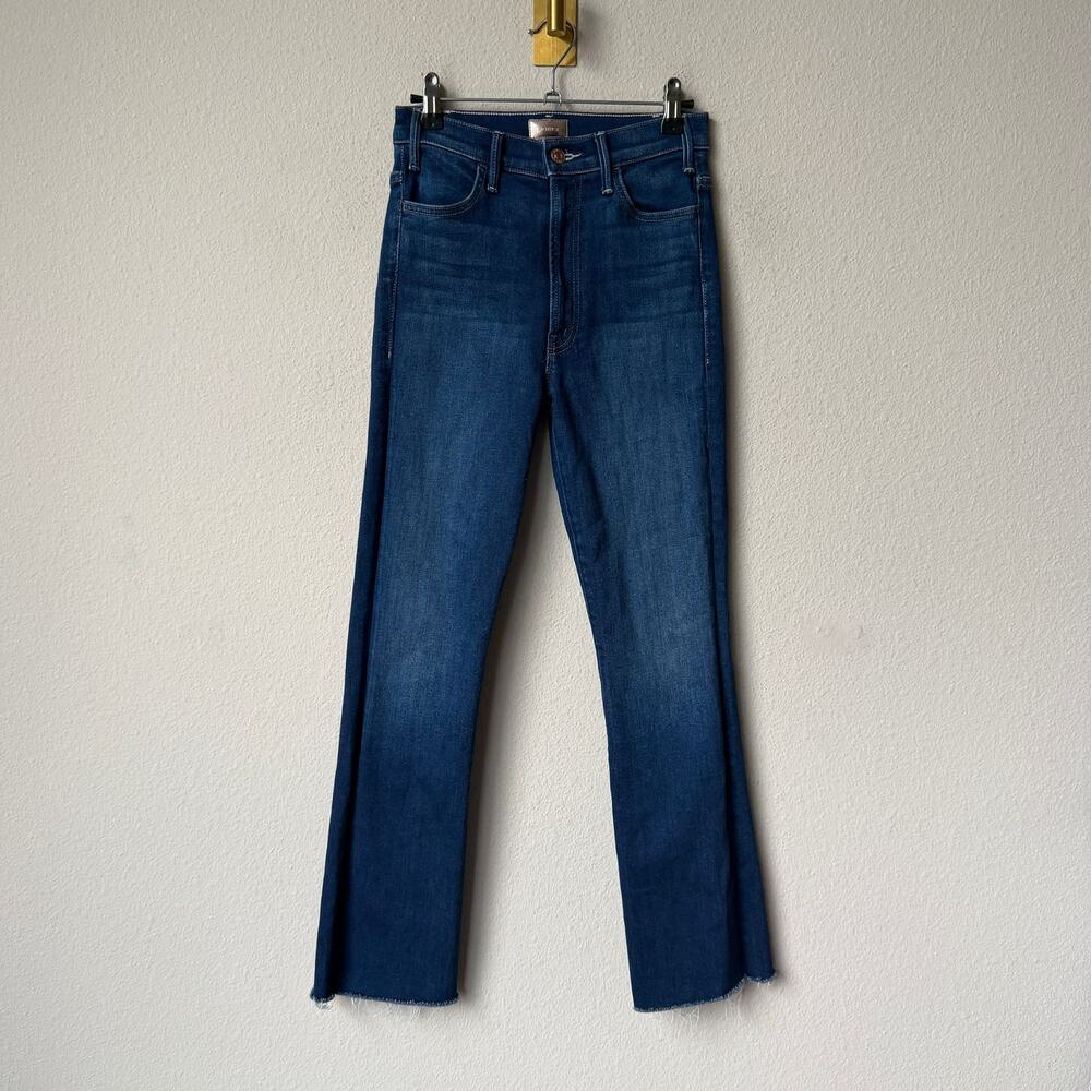 MOTHER The Hustler Ankle Fray Jeans in Home Movies Size 26 - Picture 3 of 8